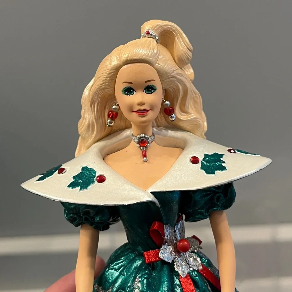 Vintage 1996 holiday Barbie stocking holder